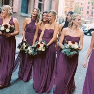 Plum Bridesmaid Dress NWT